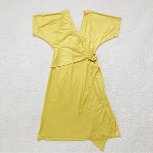 RARE🔥 Diane‎ Von Furstenberg DVF Nagami Silk Midi Dress, Dijon